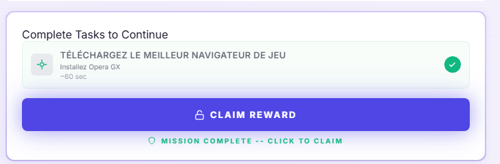 Bouton Claim Reward